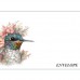 FLORAL BEAUTIES GREETING CARD Hummingbird 7